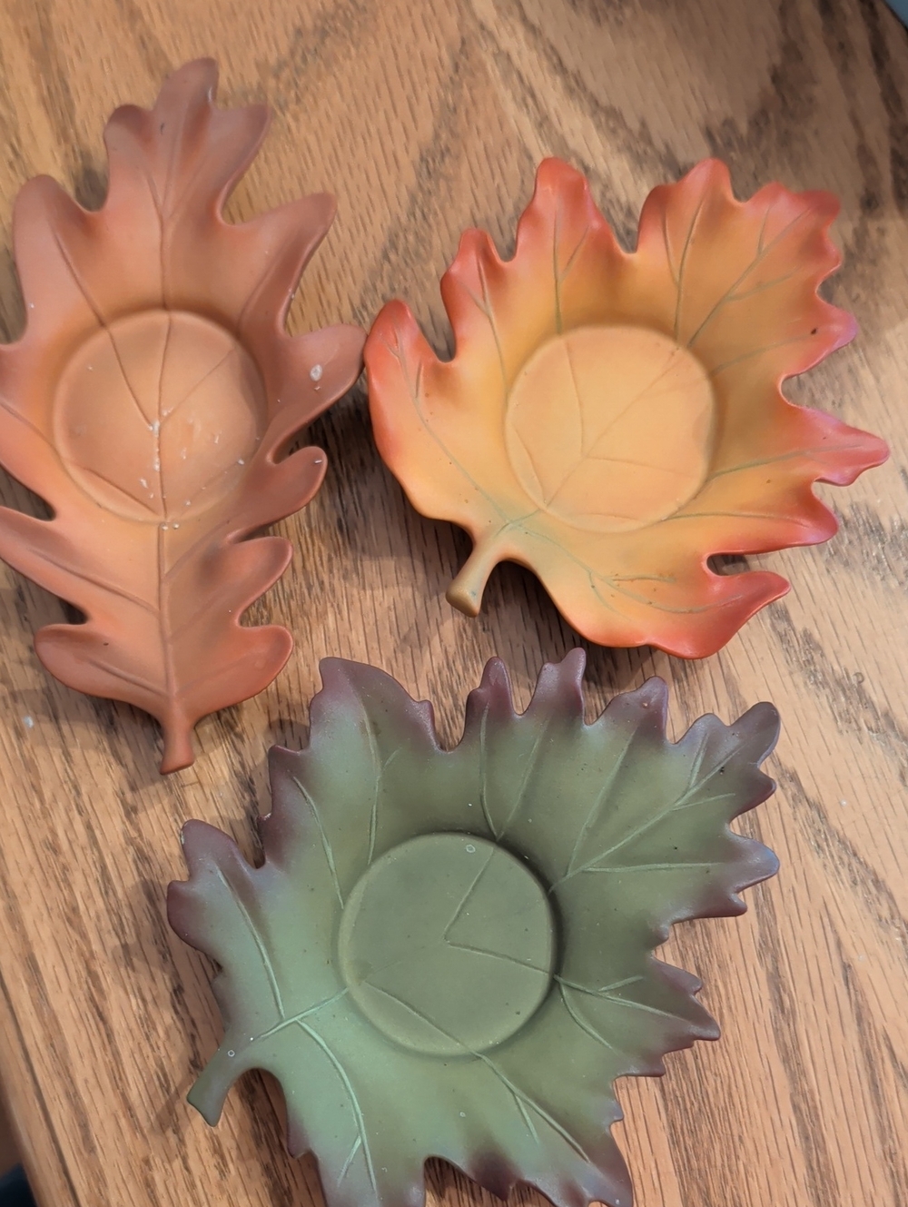 Partylite Whispering Leaves Tealight Trio. P8535U